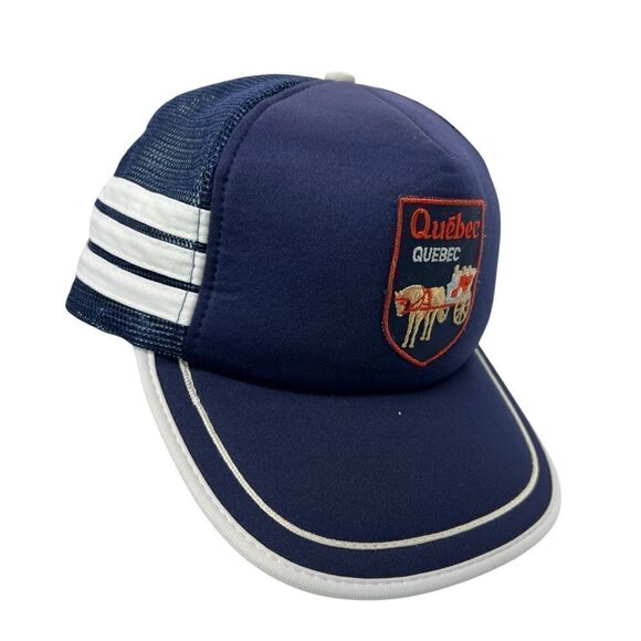 Vintage Québec Snapback Mesh Trucker Hat - Picture 6 of 15